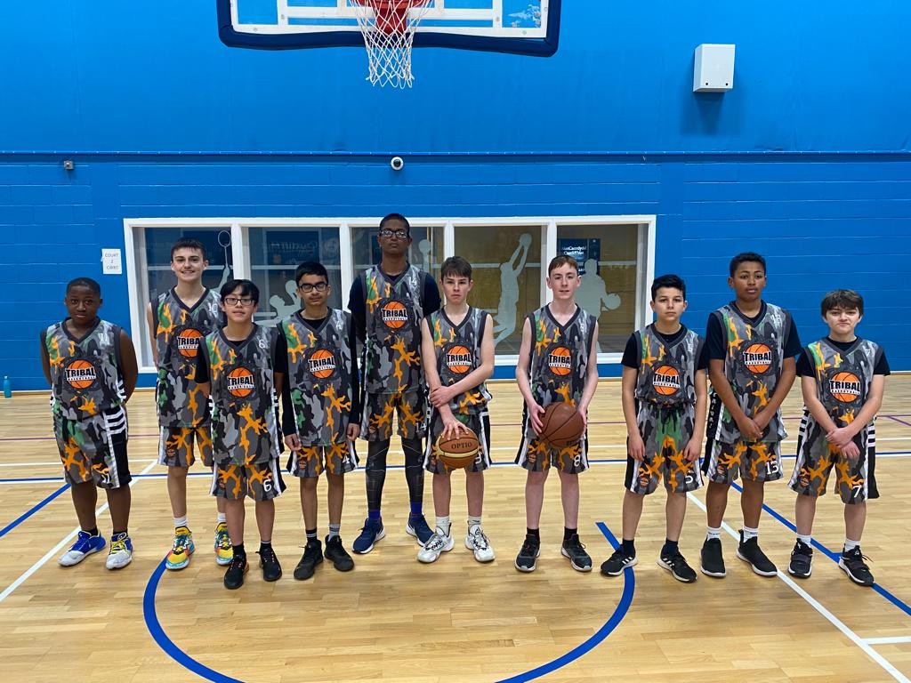 Tribal Basketball team in their new kit.