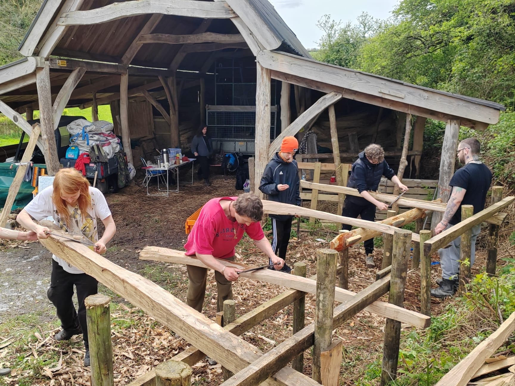 Woodland skills and hands on training